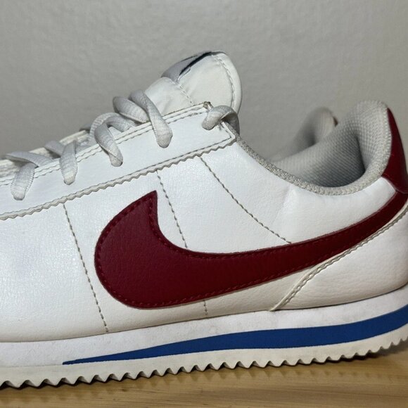 Size 5.5 - Nike Cortez Forest Gump Mens Sneakers Red White Blue 904764-103 Shoes - Picture 6 of 10